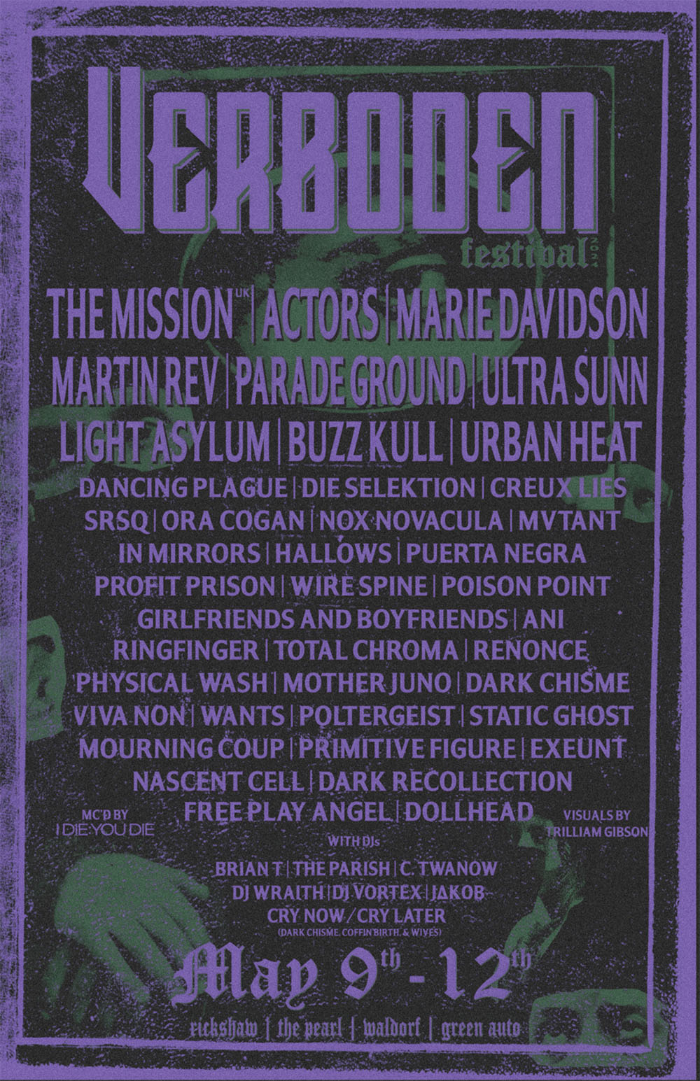 May 9th-12th: Verboden Festival 2024