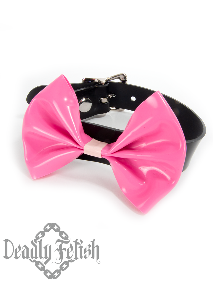 Deadly Fetish Made-to-Order Latex: Basic Bow Choker