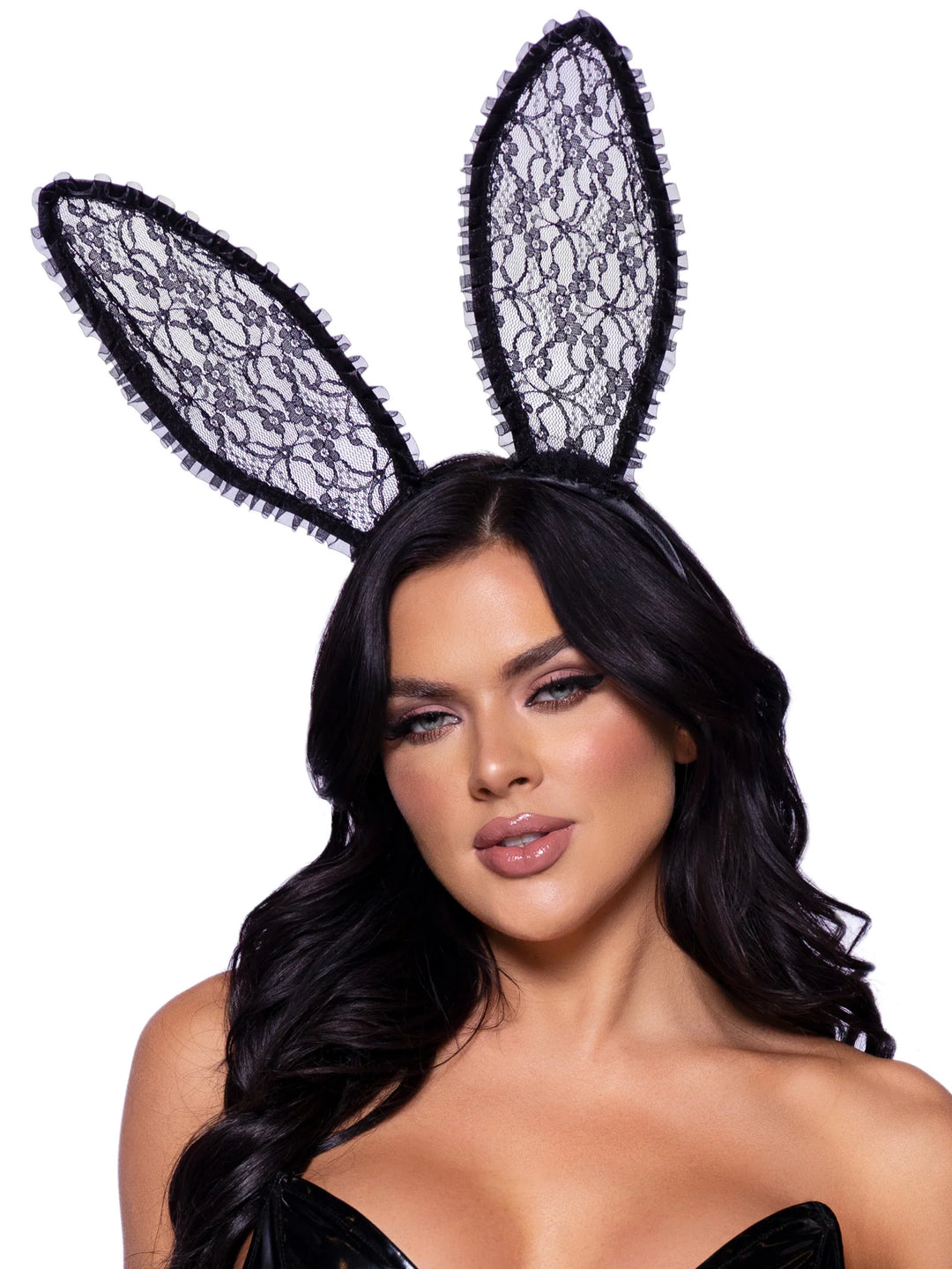 Black Lace Bunny Ears