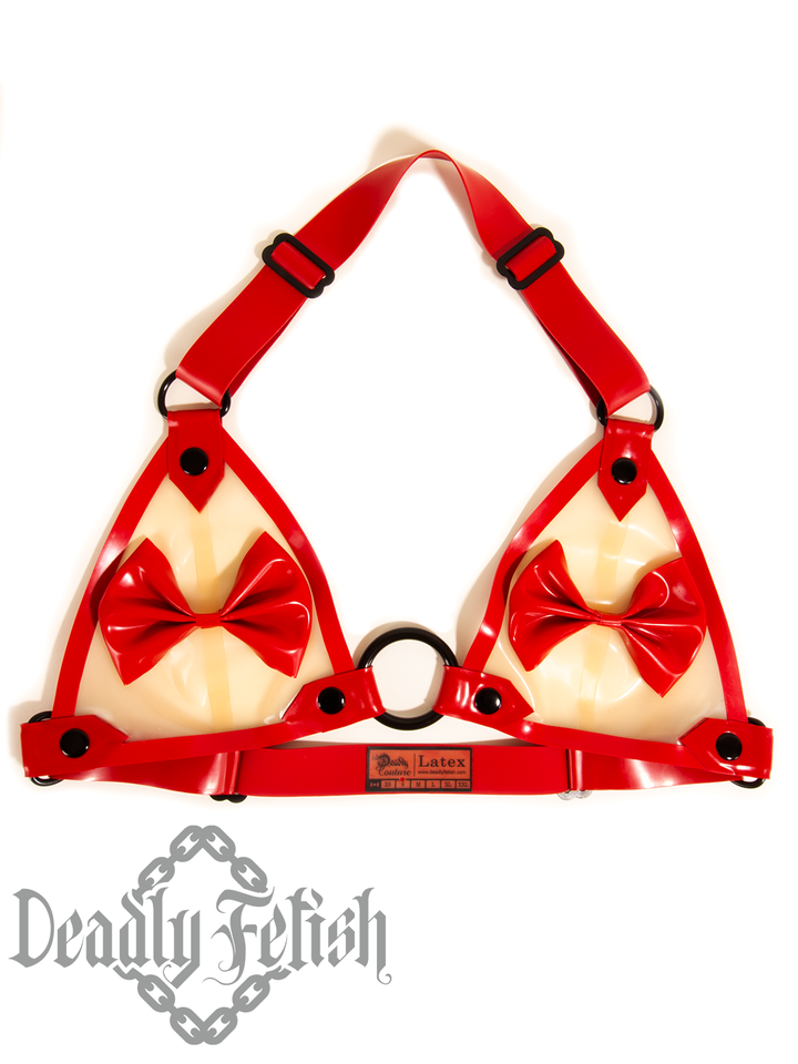 Deadly Fetish Made-to-Order Latex: Bra #08 with Bows