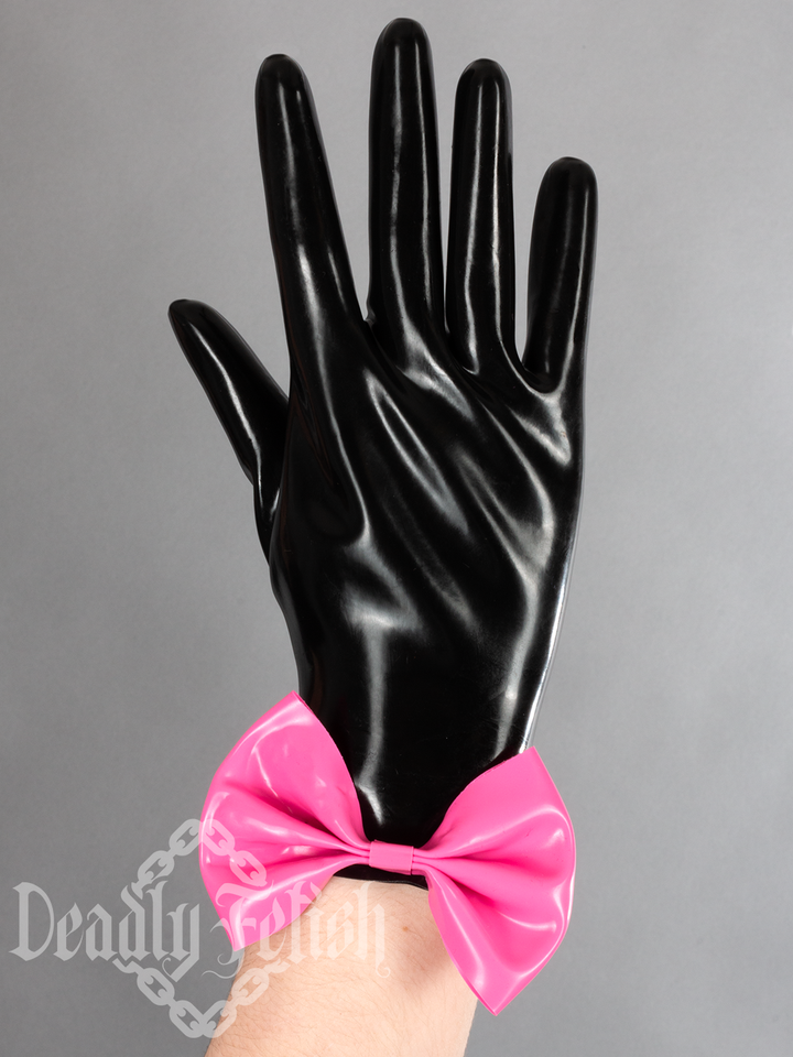 Deadly Fetish Made-To-Order Latex: Gloves With Bows