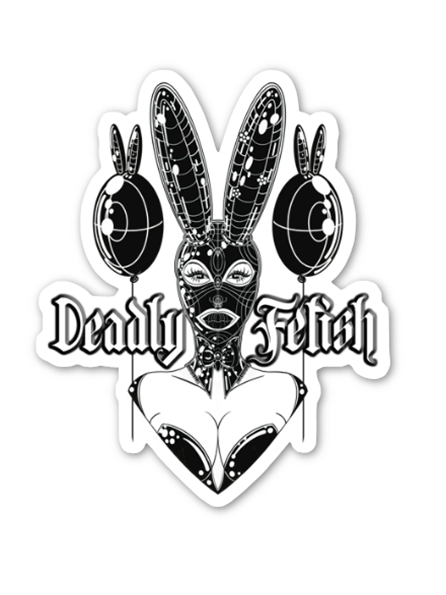 Deadly Fetish Bunny Sticker