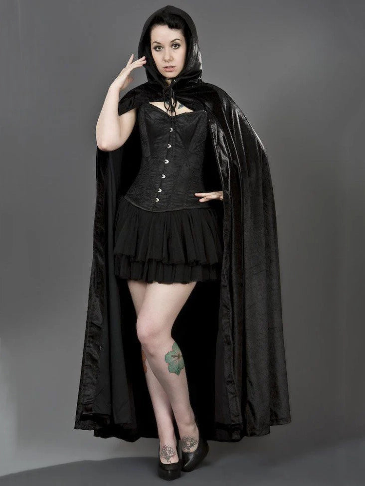 Black Velvet Cape
