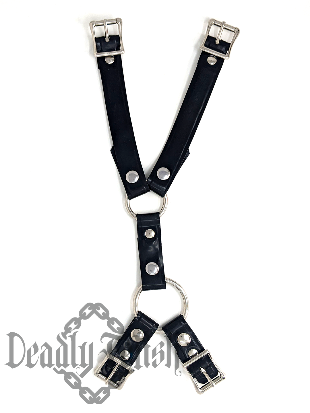 Deadly Fetish Made-To-Order Latex: Harness Addition #09 Straps