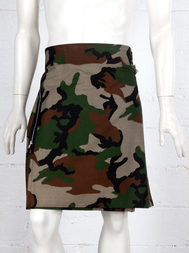 Non-Pleated Camo Kilt