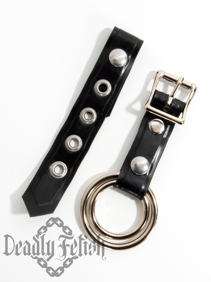 Deadly Fetish Made-To-Order Latex: Harness Addition #08 Lower Rings
