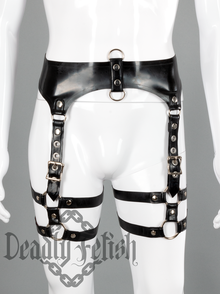 Deadly Fetish Latex: Harness Addition #21 Adjustable Leg Straps