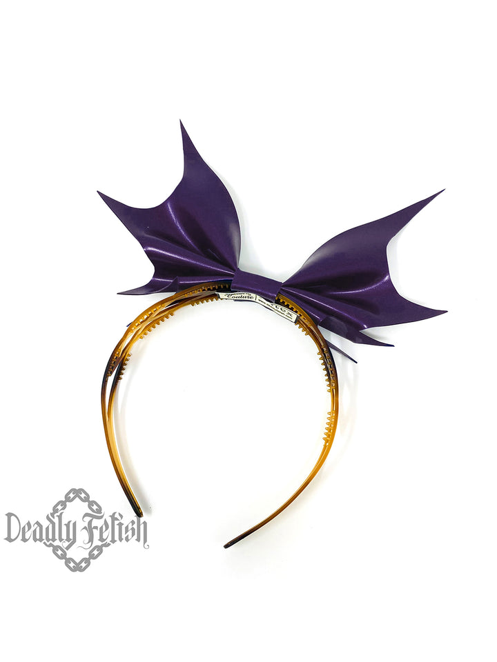 Deadly Fetish Latex: Bat Bow Headband