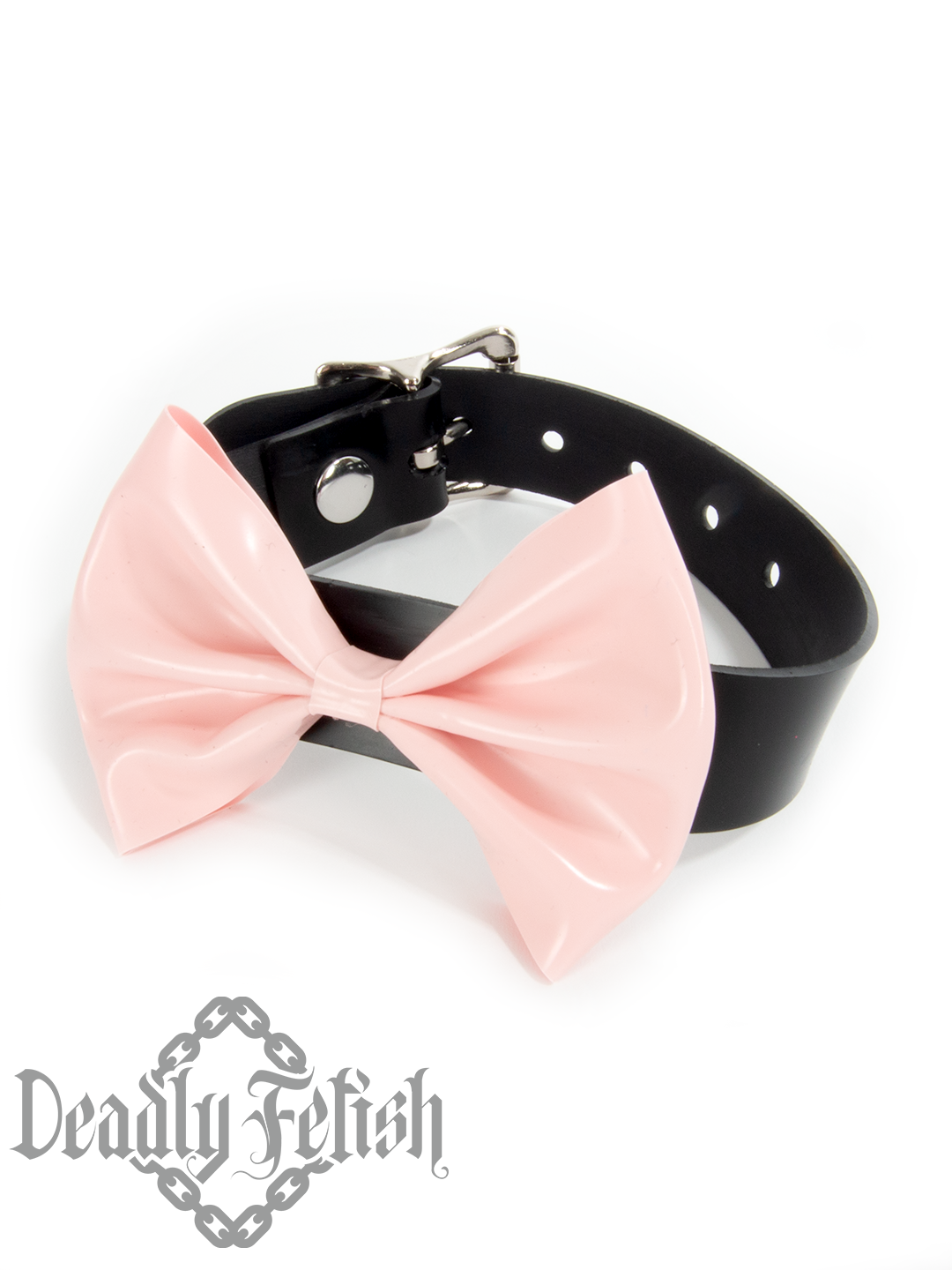 Deadly Fetish Made-to-Order Latex: Basic Bow Choker
