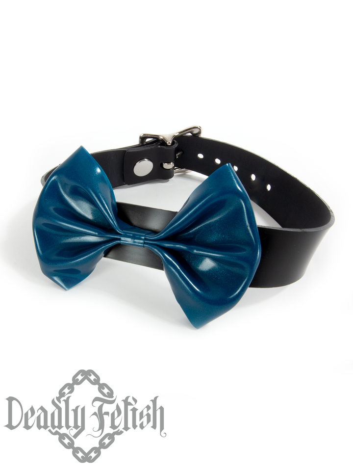 Deadly Fetish Made-to-Order Latex: Basic Bow Choker