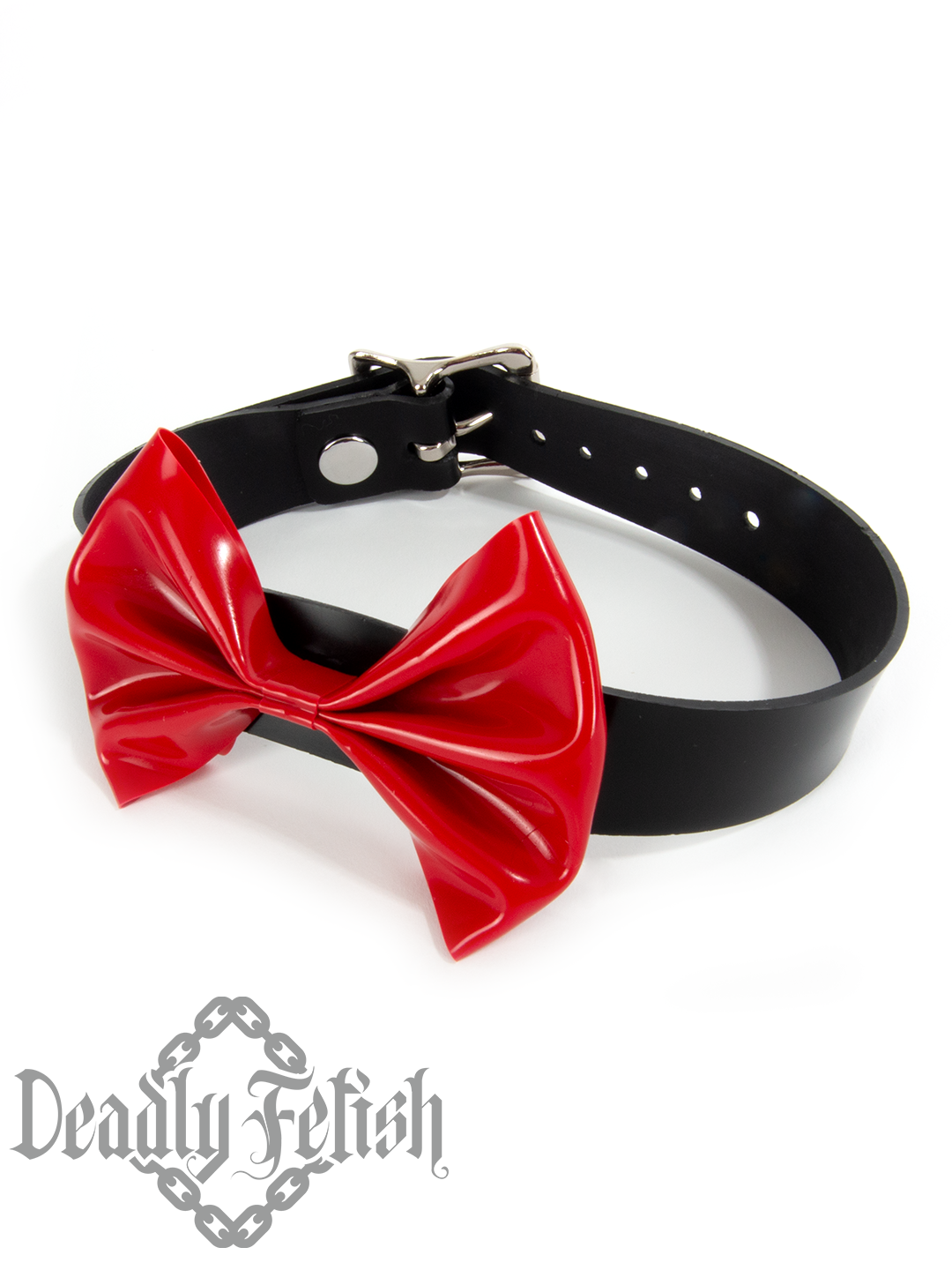 Deadly Fetish Made-to-Order Latex: Basic Bow Choker