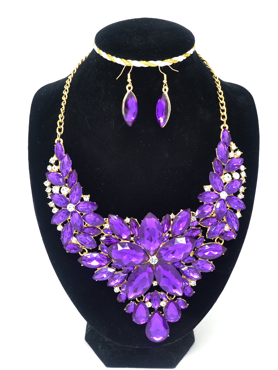 Crystal Necklace & Earring Set