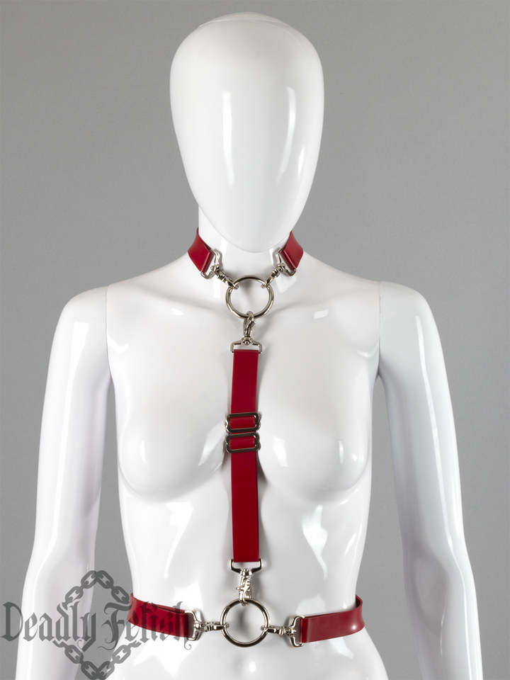 Deadly Fetish Made-to-Order Latex: Basic Harness #75