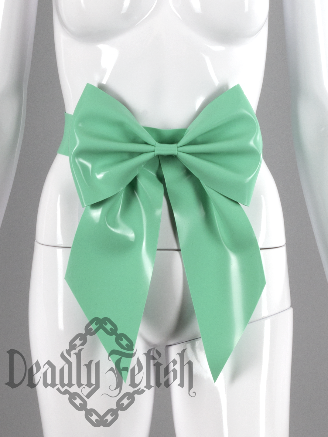Deadly Fetish Made-To-Order Latex: Simple Bow Belt
