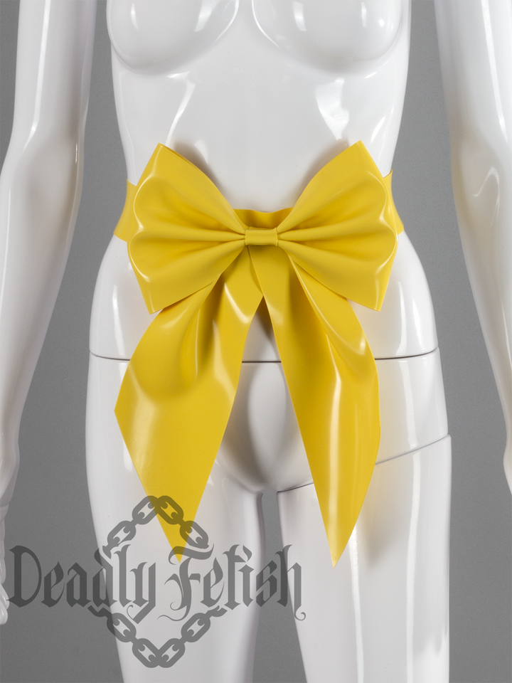 Deadly Fetish Made-To-Order Latex: Simple Bow Belt