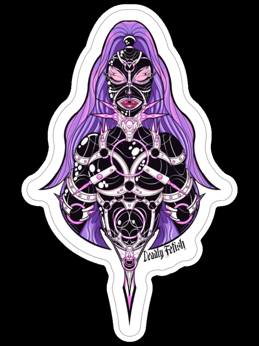 Deadly Fetish Dolly Dagger Sticker