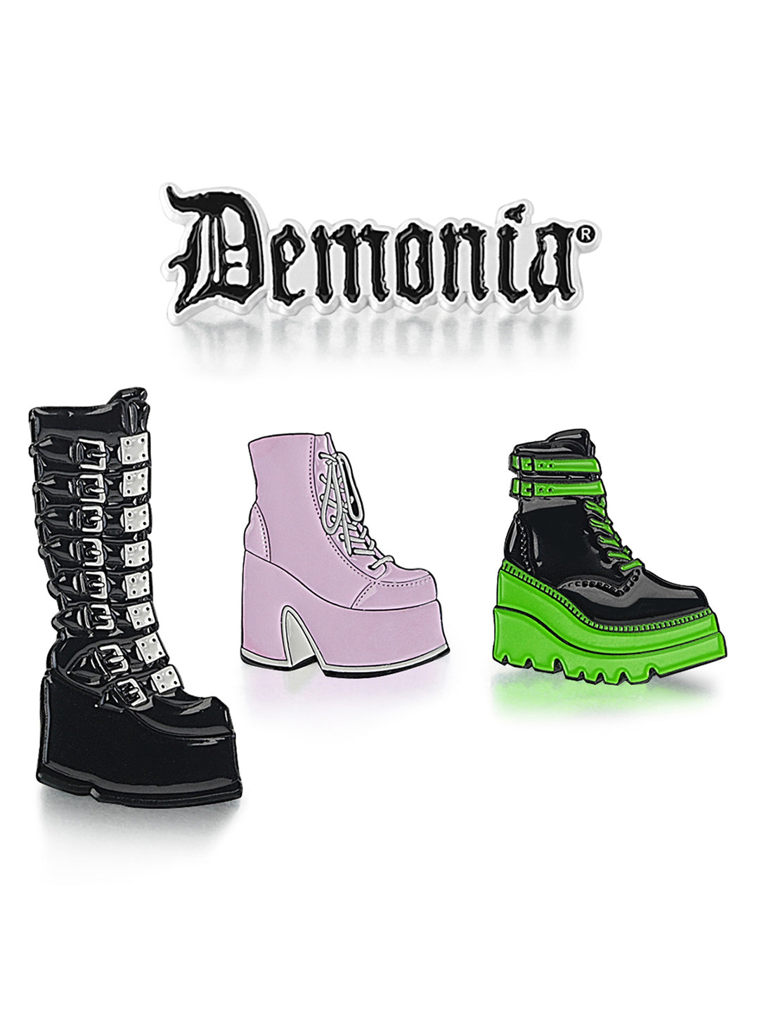 Demonia Enamel Pin Set