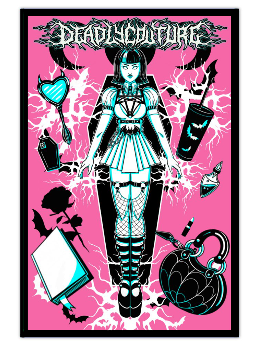 Goth Dolly Postcard