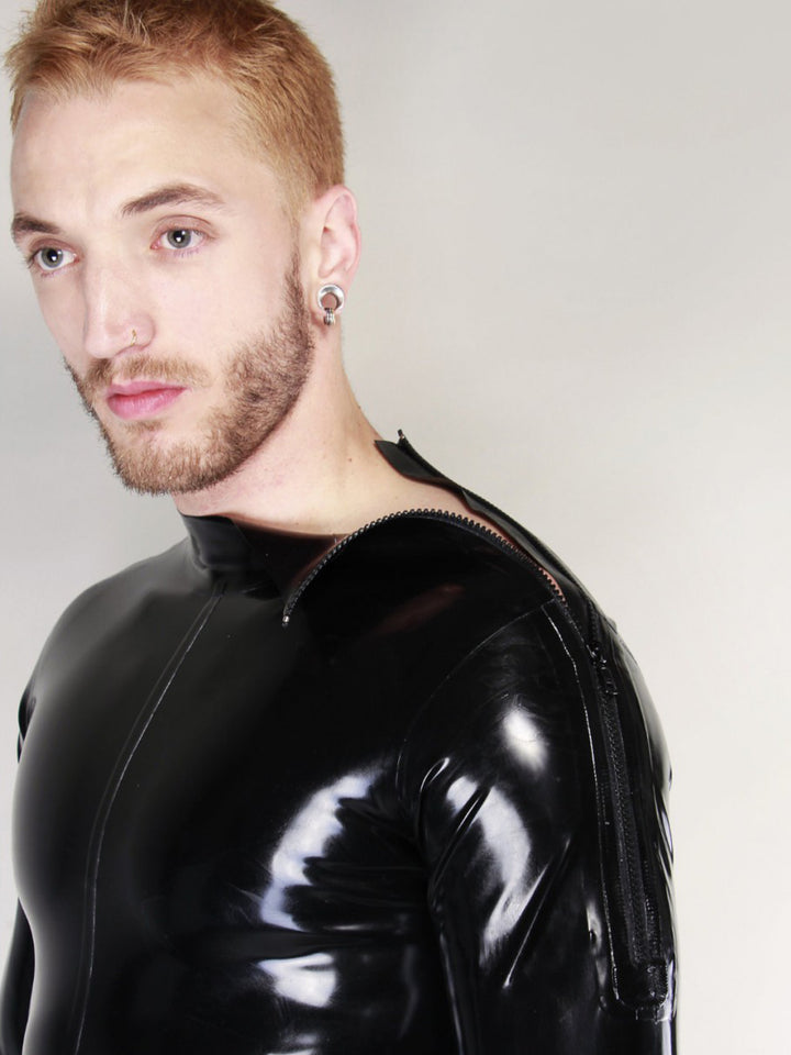 Latex Catsuit with Shoulder Entry