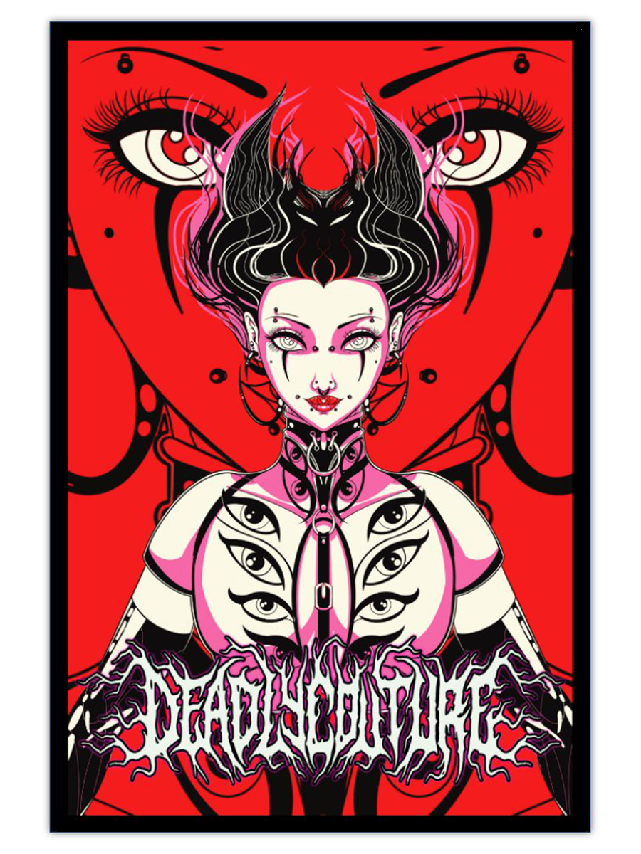 Scarlet Demon Postcard
