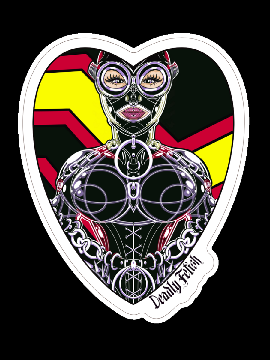 Deadly Fetish Rubber Pride Sticker