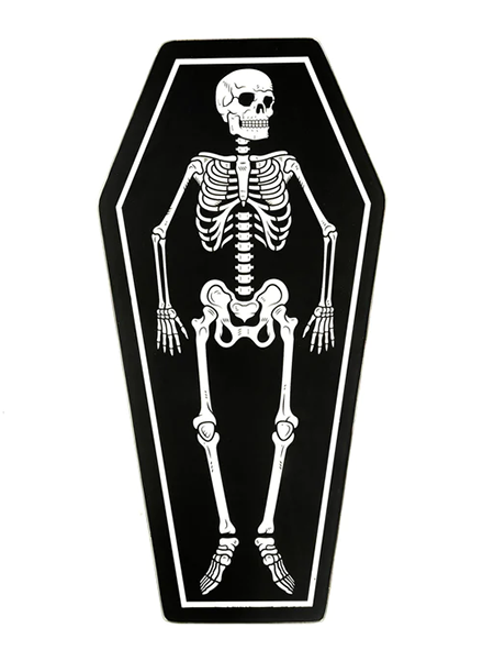 Skeleton Coffin Kitchen Board