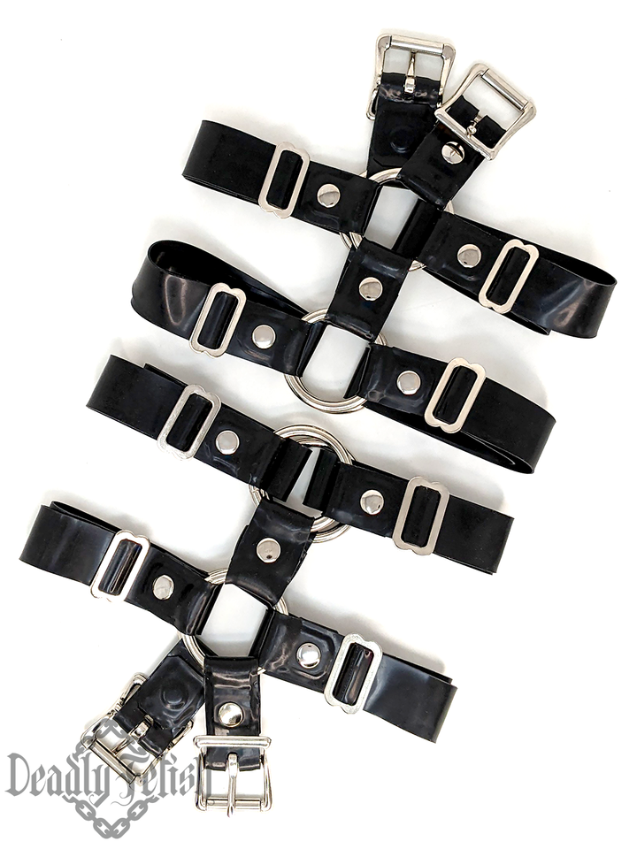 Deadly Fetish Latex: Harness Addition #21 Adjustable Leg Straps