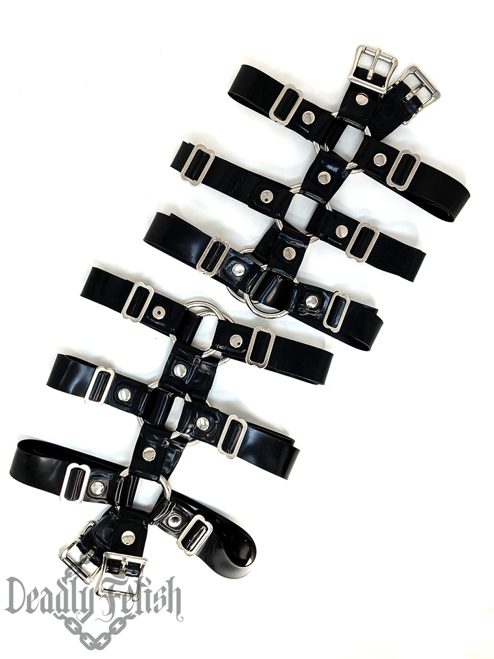 Deadly Fetish Latex: Harness Addition #21 Adjustable Leg Straps