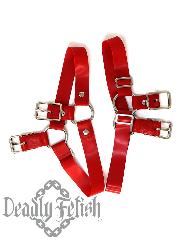 Deadly Fetish Latex: Harness Addition #21 Adjustable Leg Straps