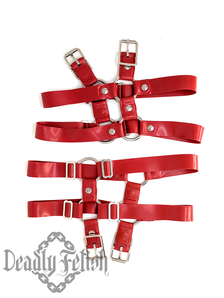 Deadly Fetish Latex: Harness Addition #21 Adjustable Leg Straps