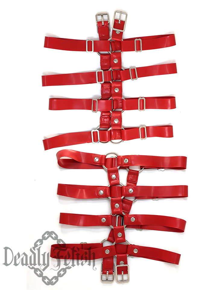 Deadly Fetish Latex: Harness Addition #21 Adjustable Leg Straps