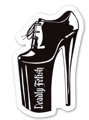 Deadly Fetish Shoe Sticker