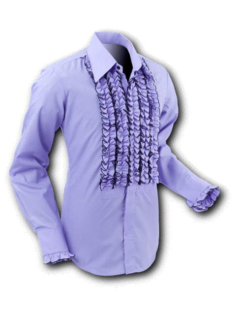 Ruffle Front Button Up Shirt