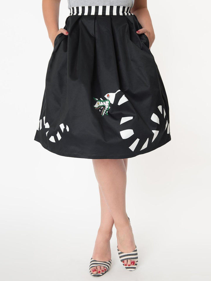 Beetlejuice Sandworm Swing Skirt