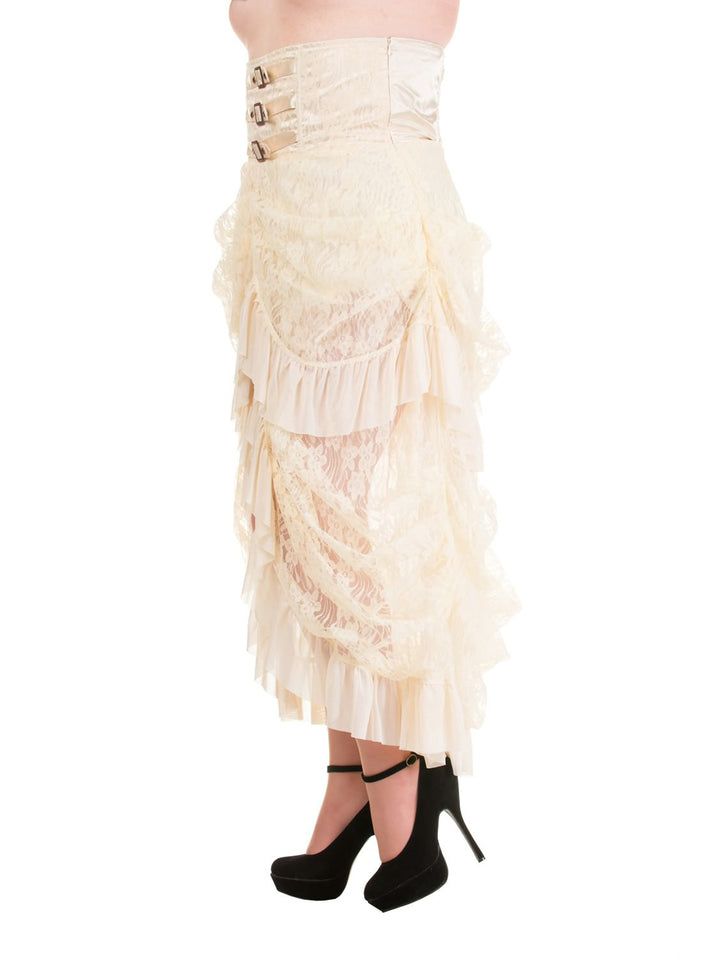 Lace Bustle Skirt in Plus Size