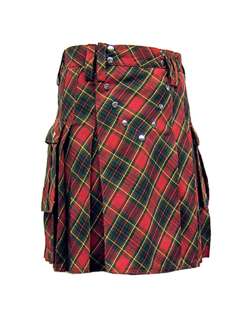 Classic Red Plaid Kilt