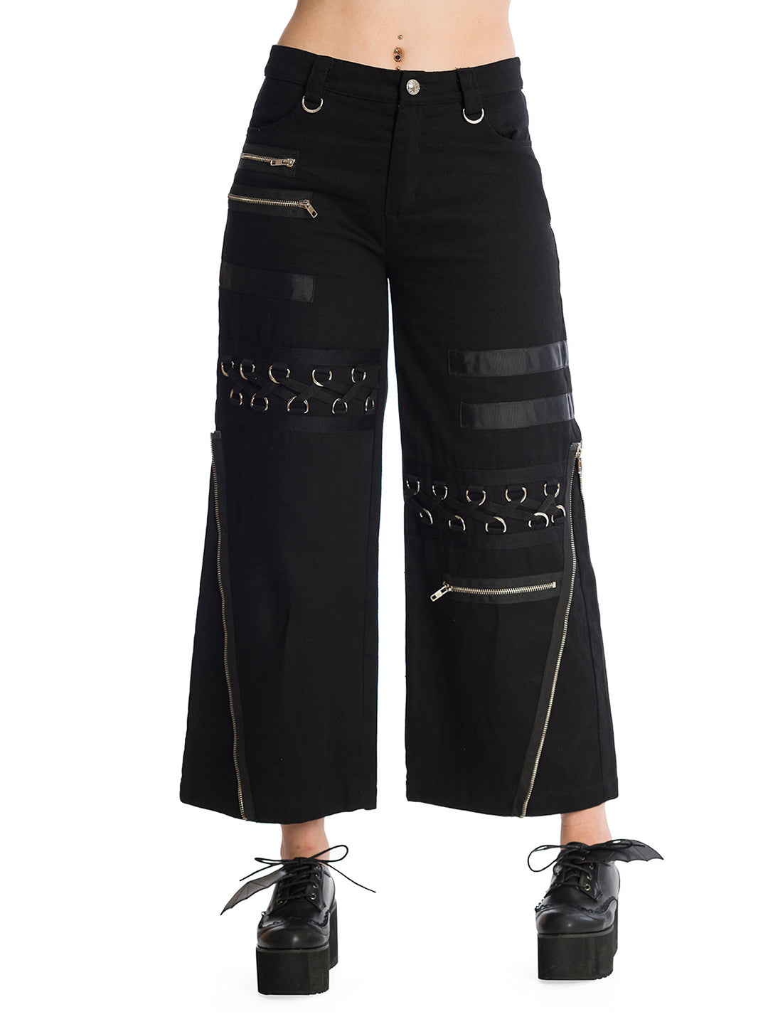 Wide Leg Bondage Pants