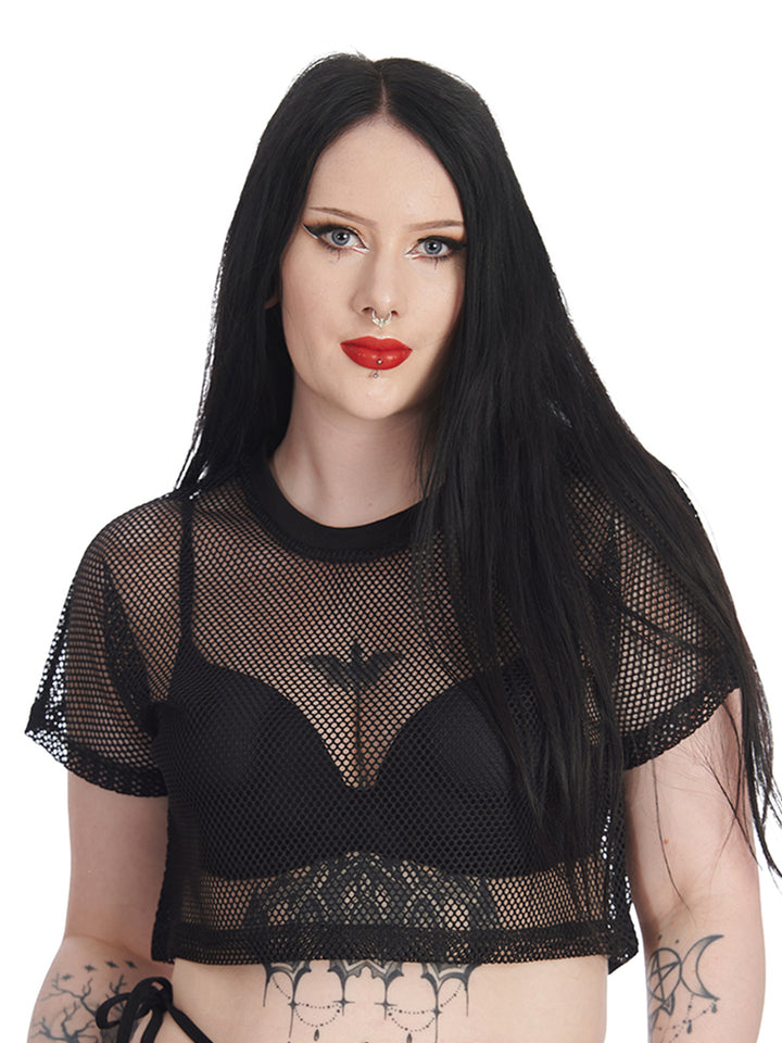 Net Cropped Tee