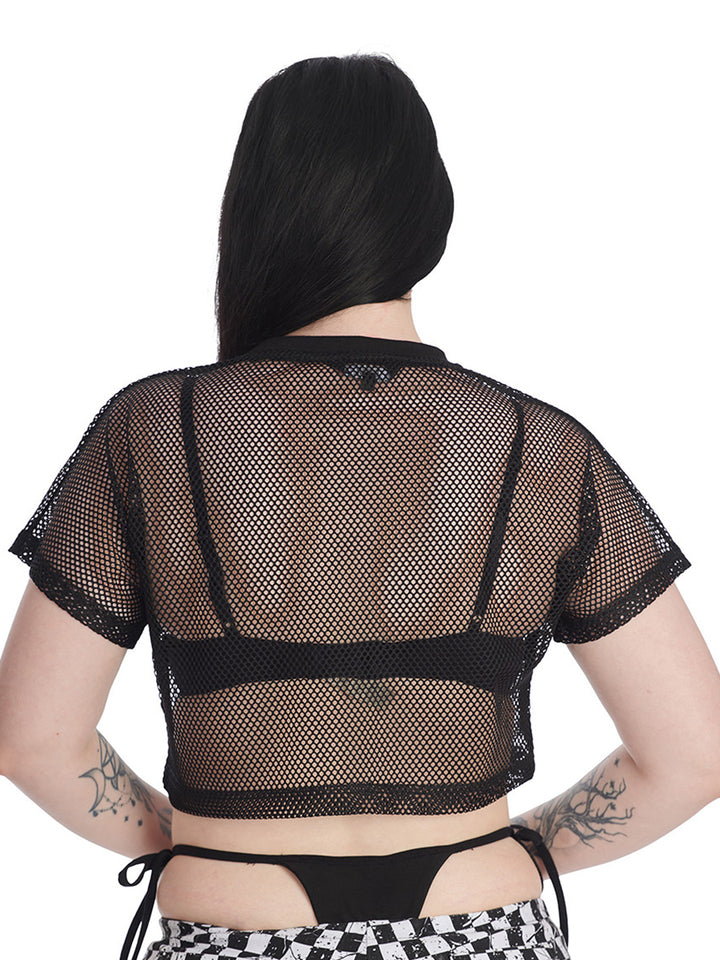 Net Cropped Tee