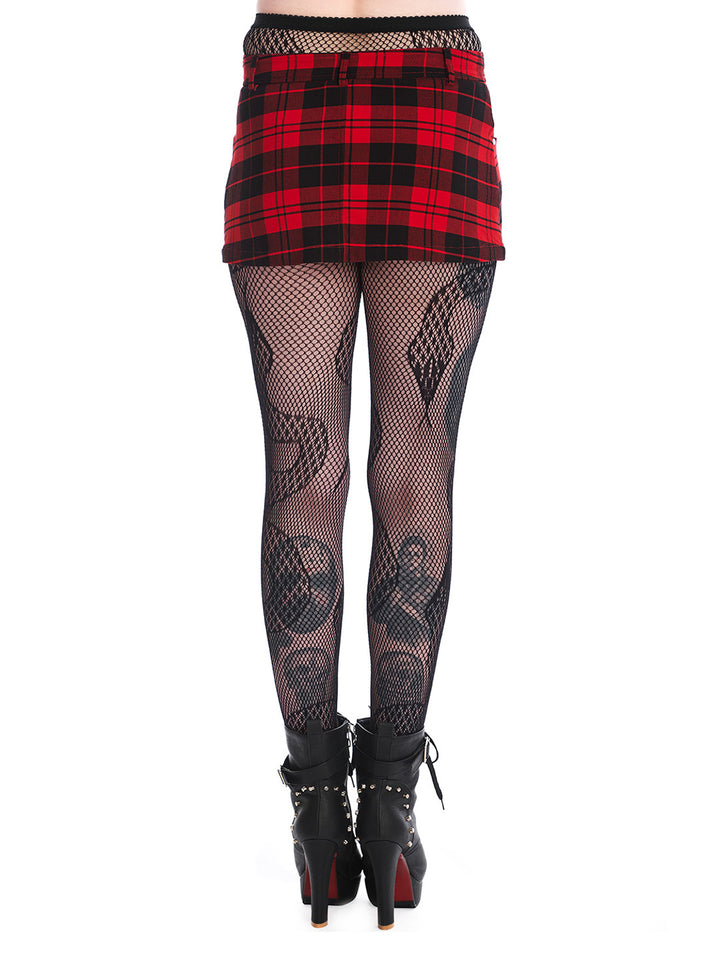 Plaid Micro Mini Skirt