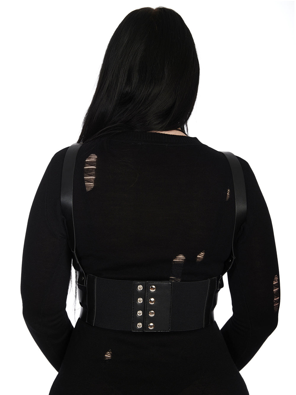 Black Angel Vegan Leather Harness