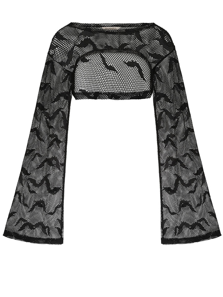 Selena Fishnet Shrug