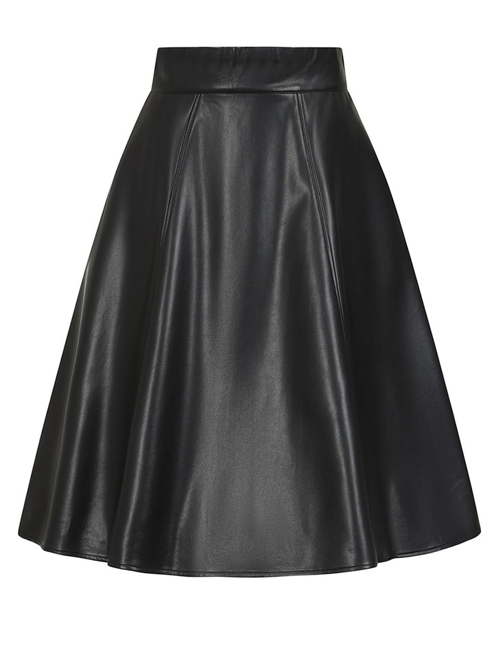Daphne Vegan Leather Skirt