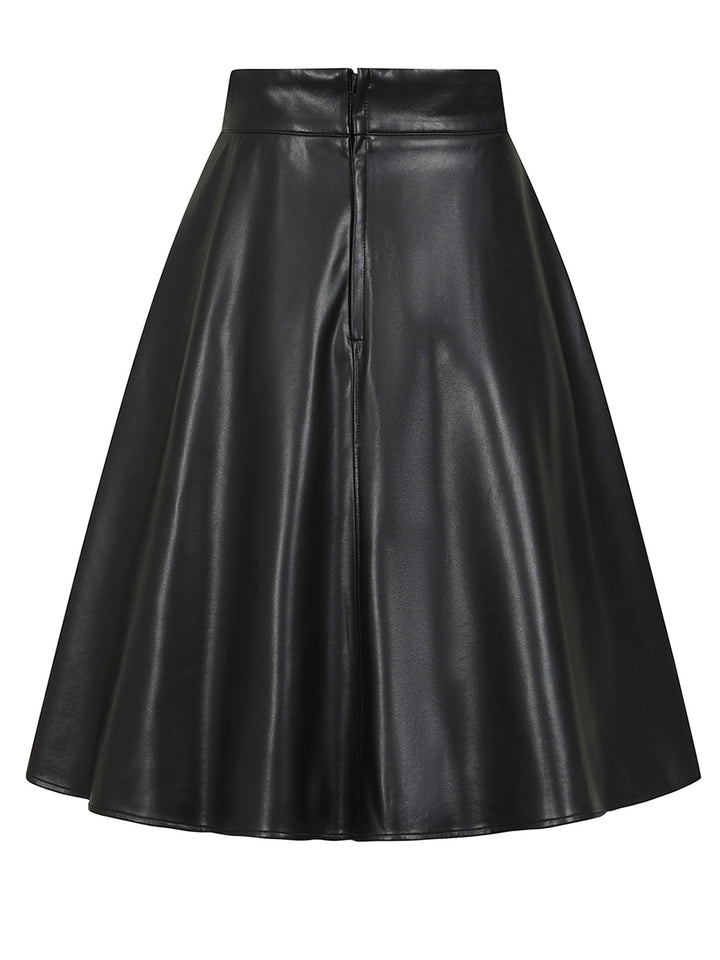 Daphne Vegan Leather Skirt