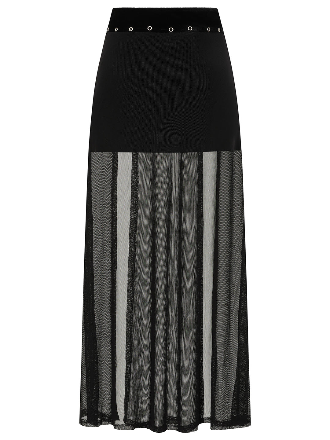 Obsidian Slit Skirt