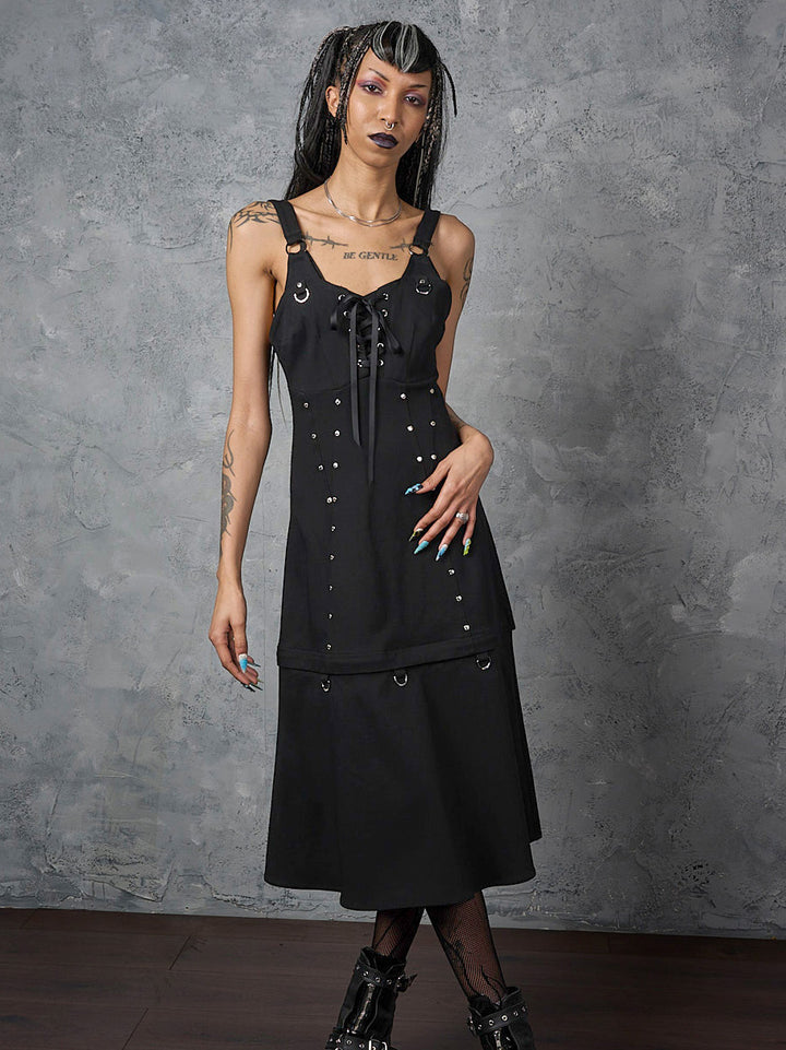 Black Iron Bloom Dress
