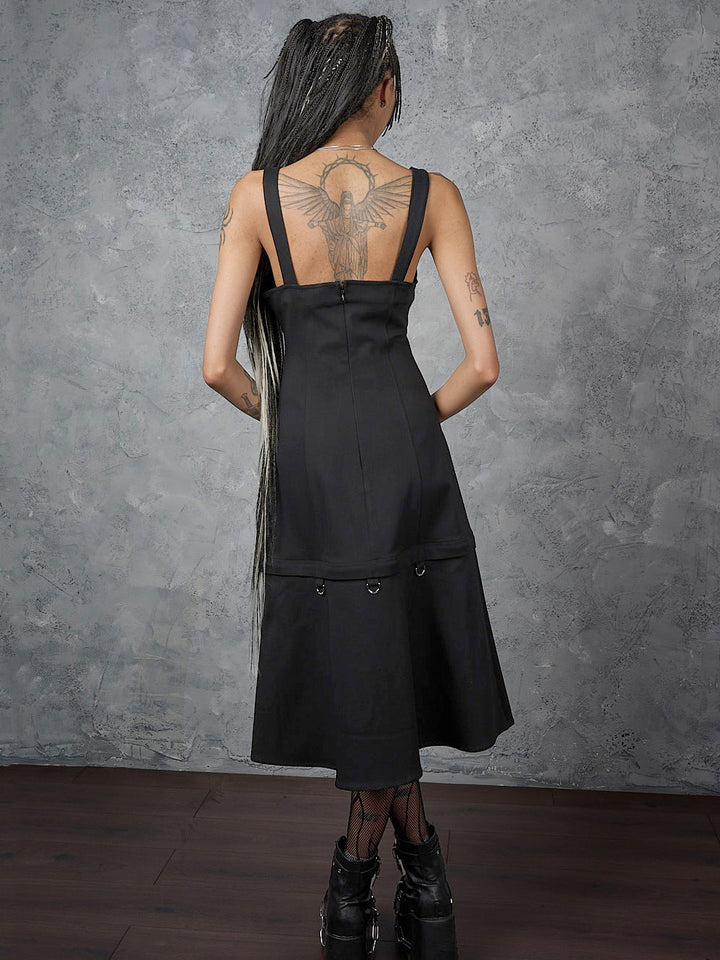 Black Iron Bloom Dress