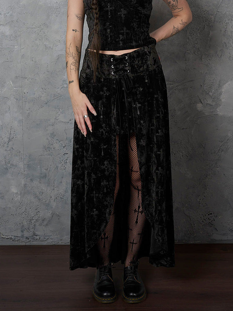 Sanctum Velvet Skirt
