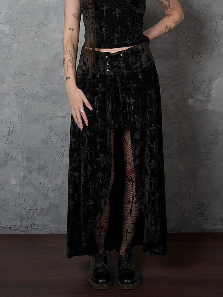 Sanctum Velvet Skirt