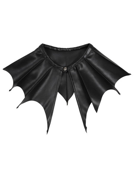 Vegan Leather Bat Collar